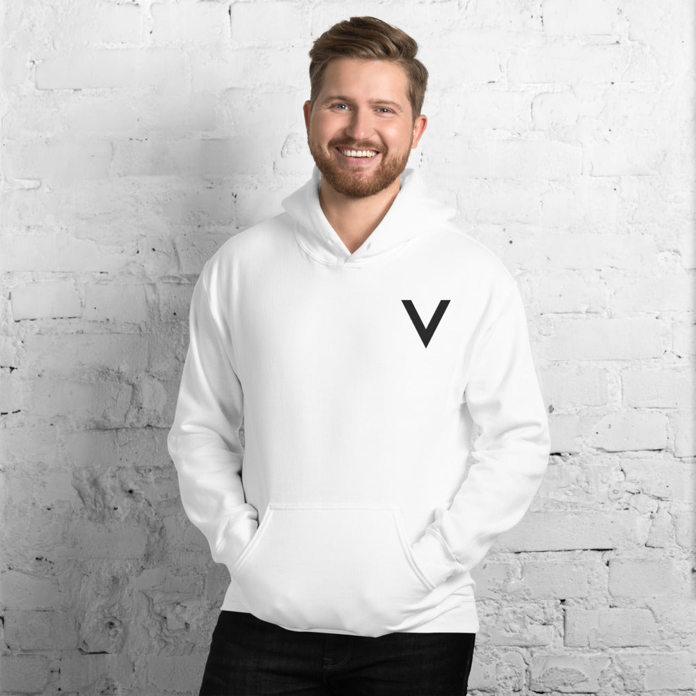 Minimalist White Hoodie