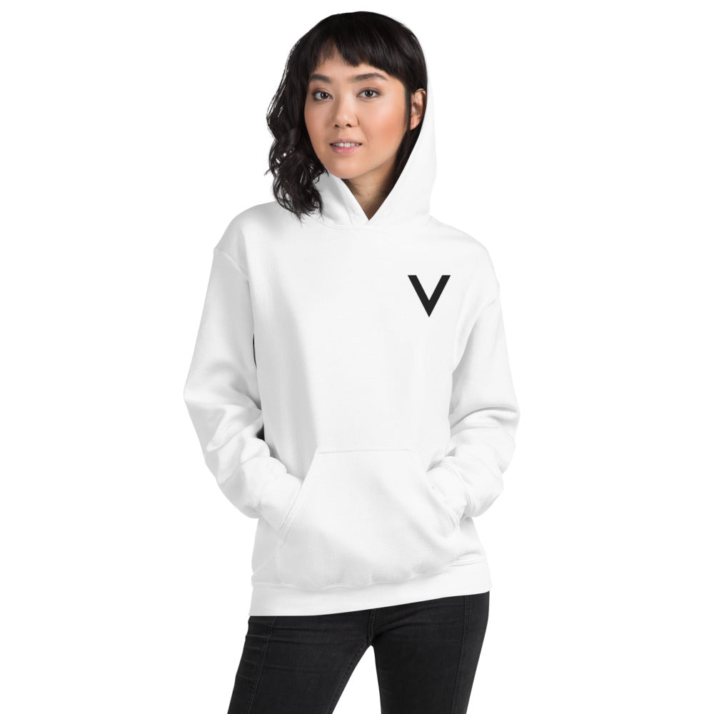 Minimalist White Hoodie